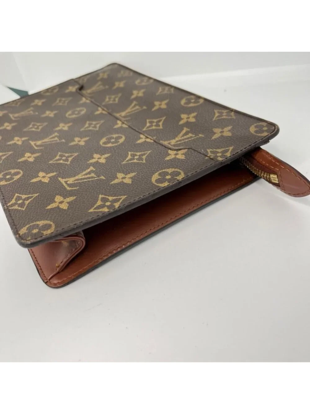 Louis Vuitton Monogram Pochette Homme Second Bag Brown
